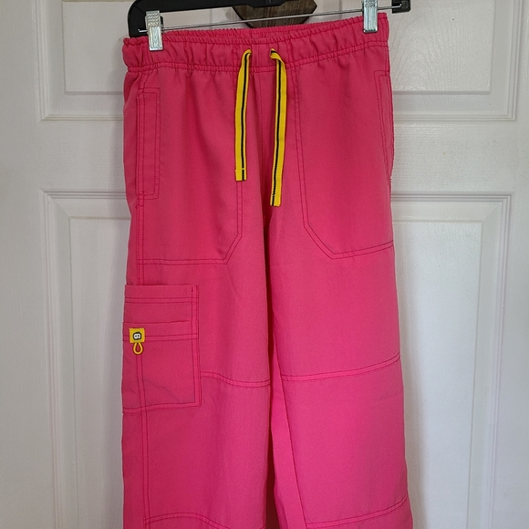 Spread Good Cheer Woman's Scrub Pants, Size: Small Color: Pink - Picture 3 of 10